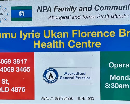 Ambamu Iyrie Ukan Florence Brisbane Health Centre Injinoo